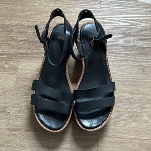 CAMPER Black Strap Sandals, Sz EUR 39/US 8